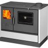 Cucina stufa a legna Social Bianca e nera-0