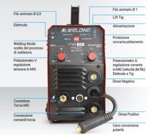 Saldatrice Inverter Mig 131 Multi Stayer-2737