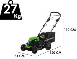 Tosaerba a batteria trazionato 48v 4ah Greenworks-2840