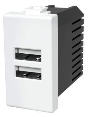 Presa USB doppio ingresso compatibile Matix-0
