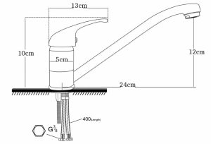 Miscelatore lavello europa con canna bassa -3667