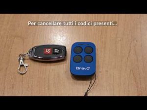 Telecomando universale per cancelli 433 MHz Bravo Aladino-3085