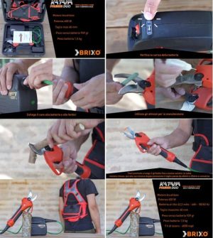 Forbice a batteria per potatura Pro Katana Pruner Duo-3565