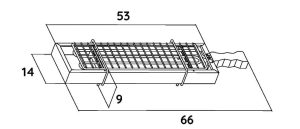 Barbecue elettrico per arrosticini -3603