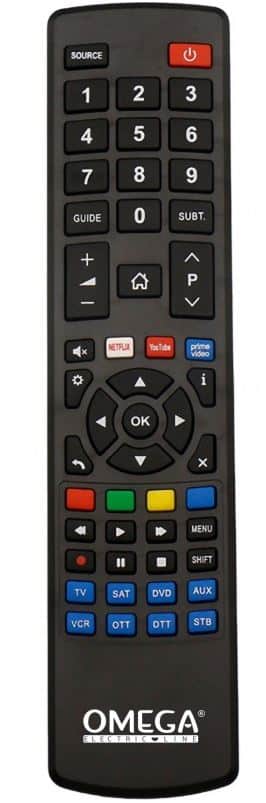 Telecomando universale per Tv Omega 8 in 1-0