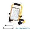 Faro led portatile ricaricabile 100w 2400Lm 6500k°-0