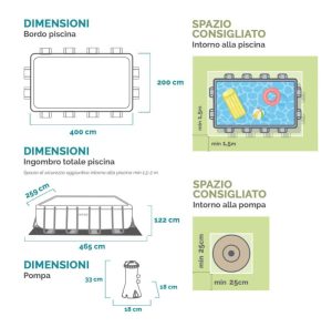 Piscina Intex rettangolare Prisma Frame 400x200x122cm-3763