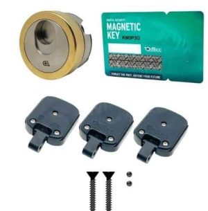 Defender magnetico Disec ottone lucido Mr500 H.25 -3876