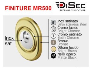 Defender magnetico Disec ottone lucido Mr500 H.25 -3877