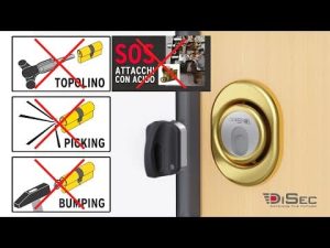 Defender magnetico Disec Inox satinato MR500 H.25-3886