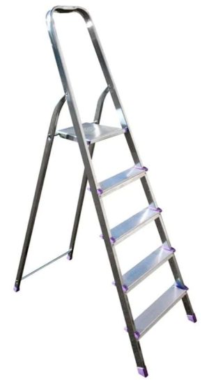 Scala in alluminio Sicos Domina 5 gradini-0