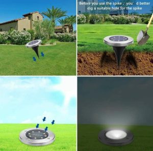 Faretto segnapasso solare con crepuscolare -3974