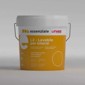 Linvea Essenziale idropittura lavabile Bianca per interni 14Lt-0