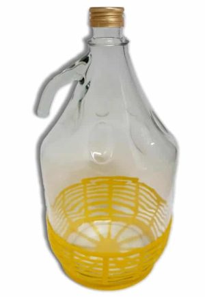 Bottiglia in vetro per olio con tappo 5 Lt-4164