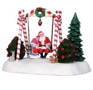 Lemax Babbo e mamma natale su dondolo 24479-0