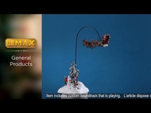 Lemax paesaggio babbo natale con slitta 54353-4192