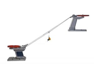 Lemax Ski Lift Basic con seggiola Blu e Rosso-0