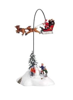 Lemax paesaggio babbo natale con slitta 54353-0