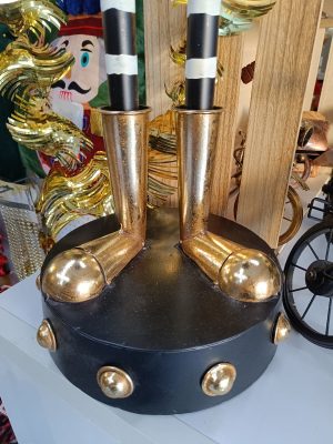 Soldato batterista in metallo H80 cm-4458