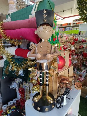 Soldato batterista in metallo H80 cm-0