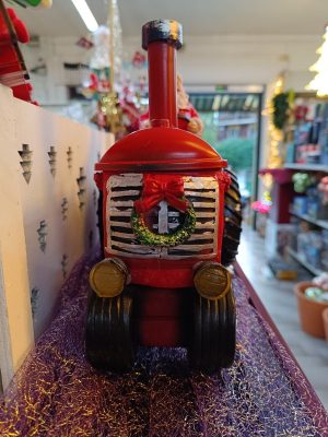 Babbo Natale guida trattore-4476