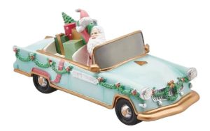 Babbo Natale su auto vintage-0