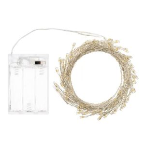 Catena luminosa Lotti a batteria luce calda 3 mt-0