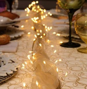 Catena luminosa Lotti a batteria luce calda 3 mt-4240