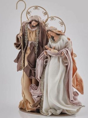 Natività Lord in tessuto H56 cm-0