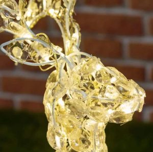 Renna Natalizia luminosa 100 led H 70 cm-4291