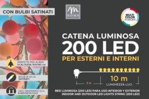 Catena Luminosa 200 led multicolor esterni/interni-4515