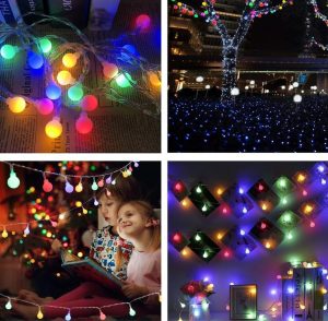 Catena Luminosa 200 led multicolor esterni/interni-0